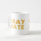 G'Day Mate Mug コーヒーマグカップ (正面左)