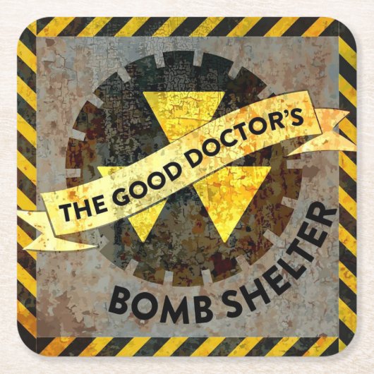 GDBSの標準のコースター スクエアペーパーコースター (正面)