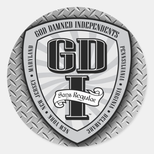 GDIジャンボスタンプ ラウンドシール (正面)