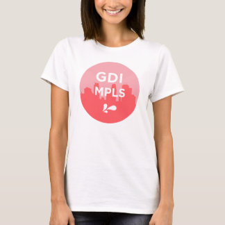 GDI MPLSのロゴのティー Tシャツ