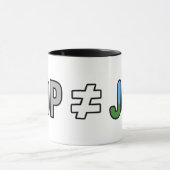 GDP ≠ JOY: Degrowth, Anti-Capitalist, Ecopolitica マグカップ (中央)