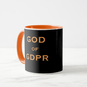 GDPRの男性の専門家の冗談の名前の神 マグカップ