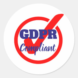 GDPRの迎合的な一般データの保護規則 ラウンドシール