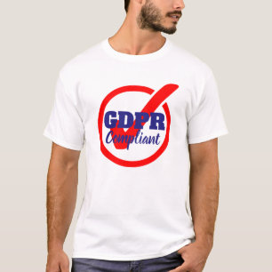 GDPRの迎合的な一般データの保護規則 Tシャツ