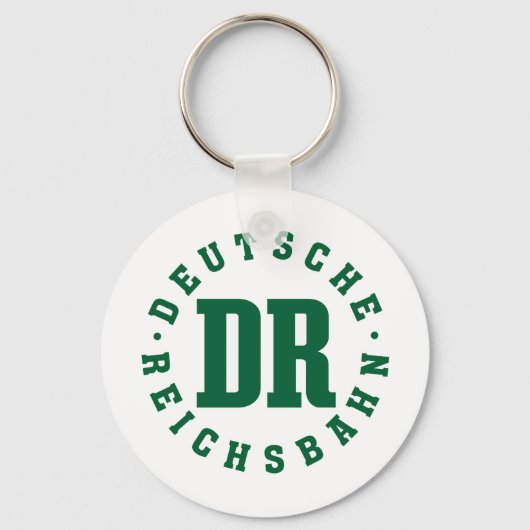 GDR / DDR Railway - Deutsche Reichsbahn Sign キーホルダー (正面)