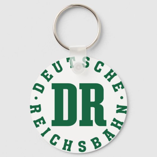 GDR / DDR Railway - Deutsche Reichsbahn Sign キーホルダー (正面)