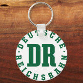 GDR / DDR Railway - Deutsche Reichsbahn Sign キーホルダー (正面)