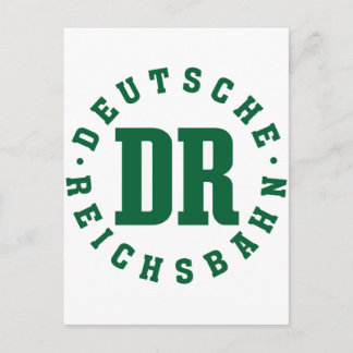 GDR/DDR Railway - Deutsche Reichsbahn Sign ポストカード