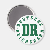 GDR / DDR Railway - Deutsche Reichsbahn Sign マグネット (正面/裏面)