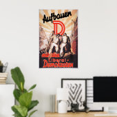 GDR Election Poster LDPD Rebuild! Vote Liberal ポスター (ホームオフィス)