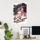 GDR Propaganda Poster Never shall they abuse our ポスター (ホームオフィス)