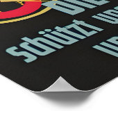 GDR Propaganda Poster The Volkspolizei protects ポスター (角)