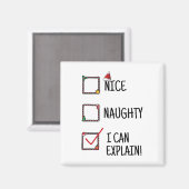 Geがいけな選んだ時におもしろい説明できる マグネット (正面/裏面)