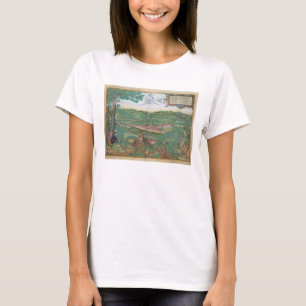 GEによる「Civitates Orbis Terrarum」からのリンツの地図、 Tシャツ