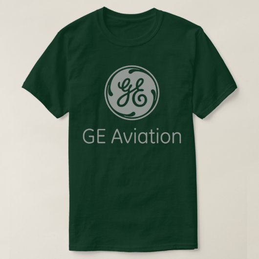 GE航空グレー Tシャツ (デザイン正面)
