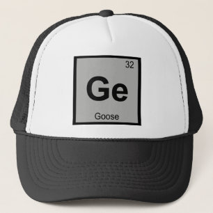 Ge -グース化学周期表記号鳥 キャップ