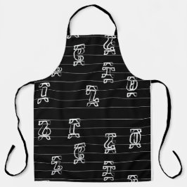 Ge’ez Numbers Illustration – Traditional Ethiopian エプロン