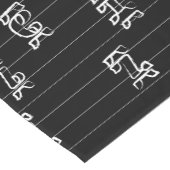 Ge’ez Numbers Illustration – Traditional Ethiopian ショートテーブルランナー (コーナー)