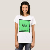 Ge - Guacamole Chemistry Elementおもしろいシンボルティー Tシャツ (正面フル)