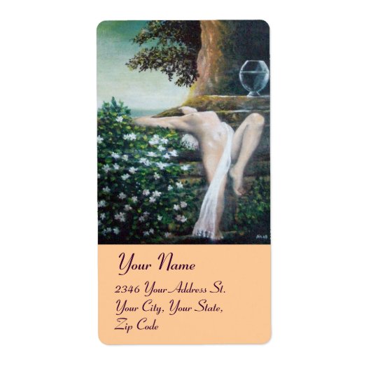 GEA、マートルと水 ラベル (正面)