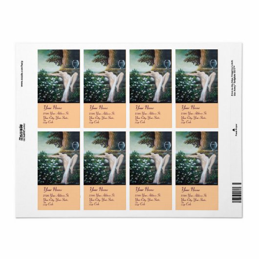 GEA、マートルと水 ラベル (フルシート)