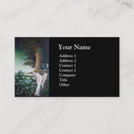 GEA、マートルと水 名刺 (正面)