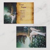 GEA，マートルと水，羊皮紙 名刺 (正面/裏面)