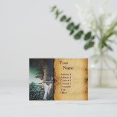 GEA，マートルと水，羊皮紙 名刺 (スタンド正面)