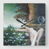 GEA、MYRTLE、WATER スクエア壁時計 (正面)