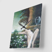 GEA、MYRTLE、WATER スクエア壁時計 (傾斜)