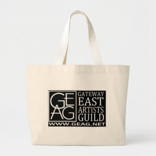 GEAGのロゴのジャンボトート ラージトートバッグ