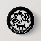 Gear Cat 缶バッジ (正面)