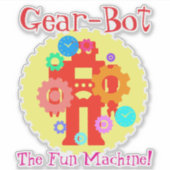 Gear Robot シール (正面)