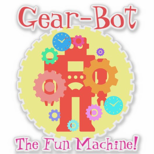 Gear Robot シール (正面)