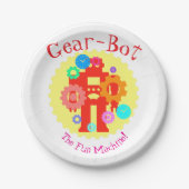 Gear Robot ペーパープレート (正面)