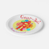 Gear Robot ペーパープレート (アングル)