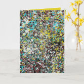 Geared Toward Abstract Art Design Lover カード (黄色い花)