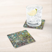 Geared Toward Abstract Art Design Lover スクエアペーパーコースター (インサイチュ)