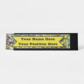 Geared Toward Abstract Art Design Lover デスクネームプレート (正面)