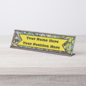 Geared Toward Abstract Art Design Lover デスクネームプレート (正面)