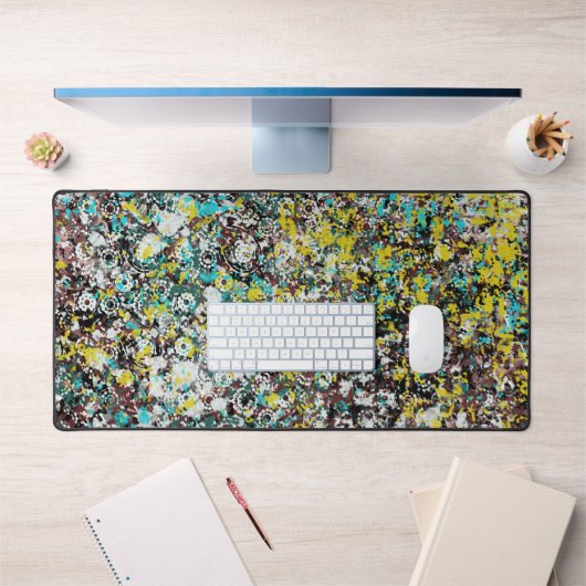 Geared Toward Abstract Art Design Lover デスクマット (オフィス1)