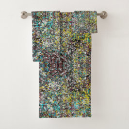 Geared Toward Abstract Art Design Lover バスタオルセット