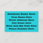 Geared Toward Abstract Art Design Lover 名刺 (裏面)