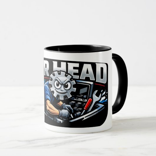 Gearhead Mechanics Mug マグカップ (正面右)