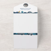 Gearing Up for Robot -ベビーベビーシャワー招待状 オールインワン招待状 (外側)