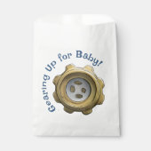 Gearing Up for Robot -ベビーベビーシャワー フェイバーバッグ (正面)