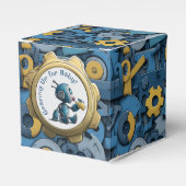 Gearing Up for Robot -ベビーベビーシャワー フェイバーボックス (正面サイド)