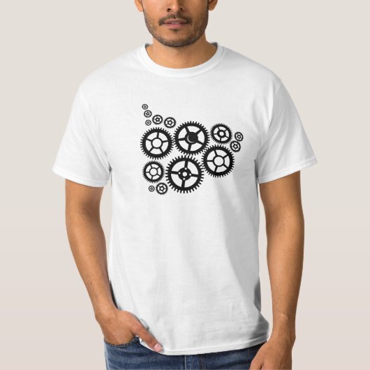 Gearpunk - steampunkのギアのワイシャツ tシャツ (正面)