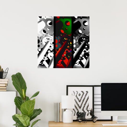 "Gears" ポスター (ホームオフィス)