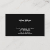 Gears | Mergers Acquisitions Collaboration concept 名刺 (裏面)